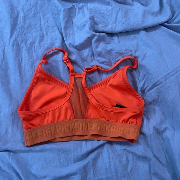 Neon Orange PINK Sports Bra - Picture 2 of 2